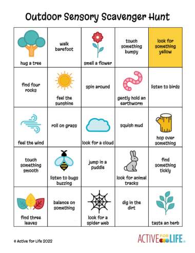 Featured Activity: AfL-sensory-scavenger-hunt