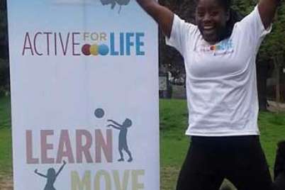 Olympian Shelley-Ann Brown helps kids focus on fun, not results