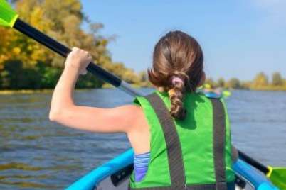 Kayaking: a fun way for kids to build core strength