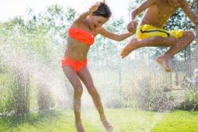 Try these sprinkler games for some cool summer fun