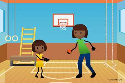 Featured Activity: basket-catch