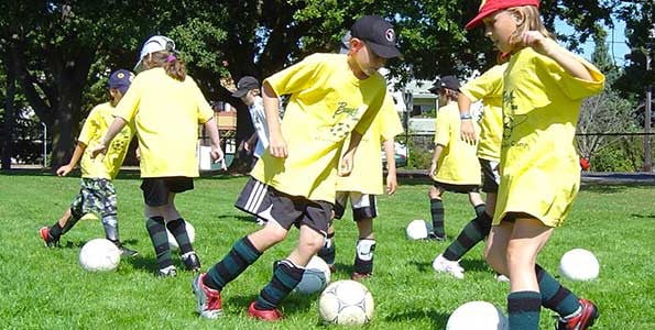 Soccer camp in Victoria, B.C.