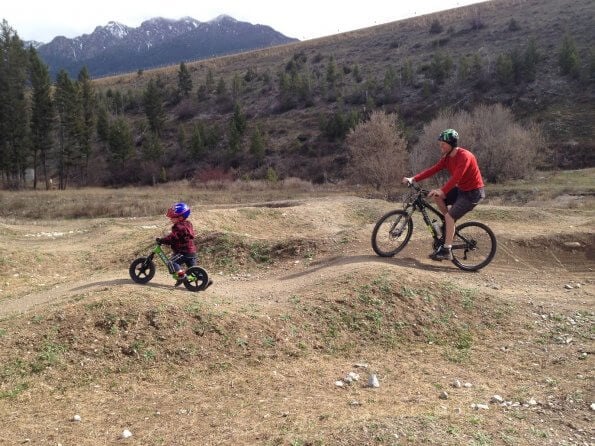 kids pump track