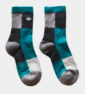 Pair of kids' merino wool socks