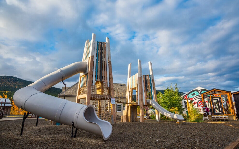 Carcross Commons Playground in the Yukon