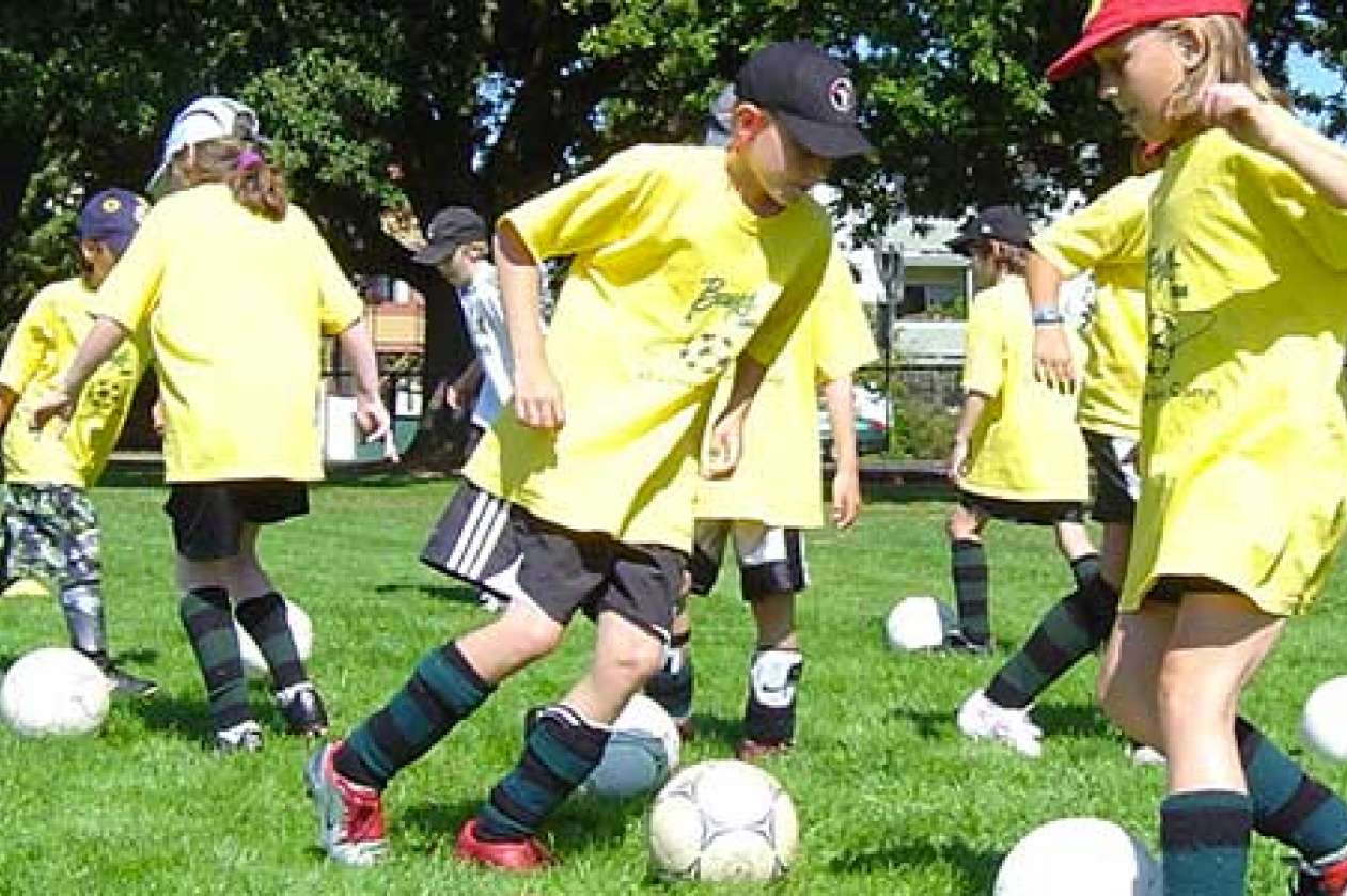 Soccer camp in Victoria, B.C.