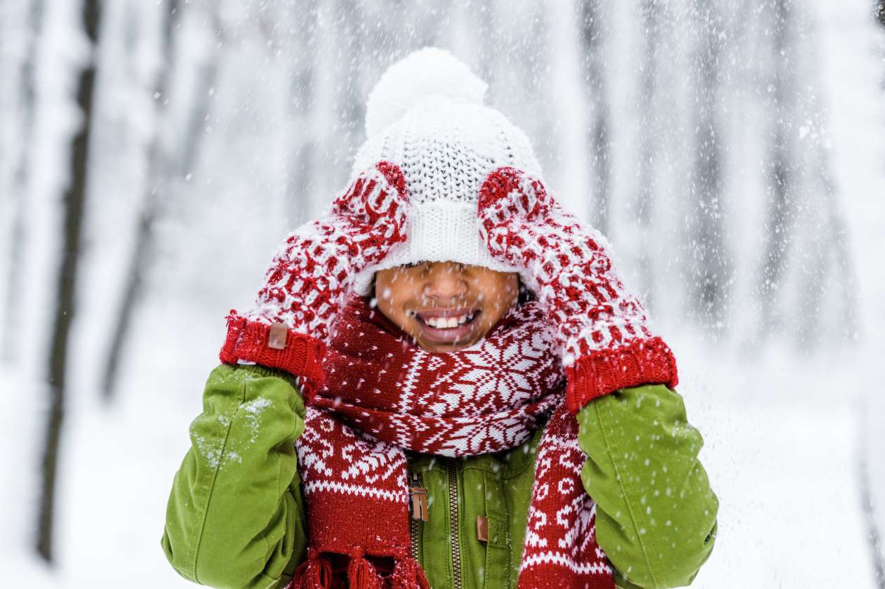 Dressing store for winter