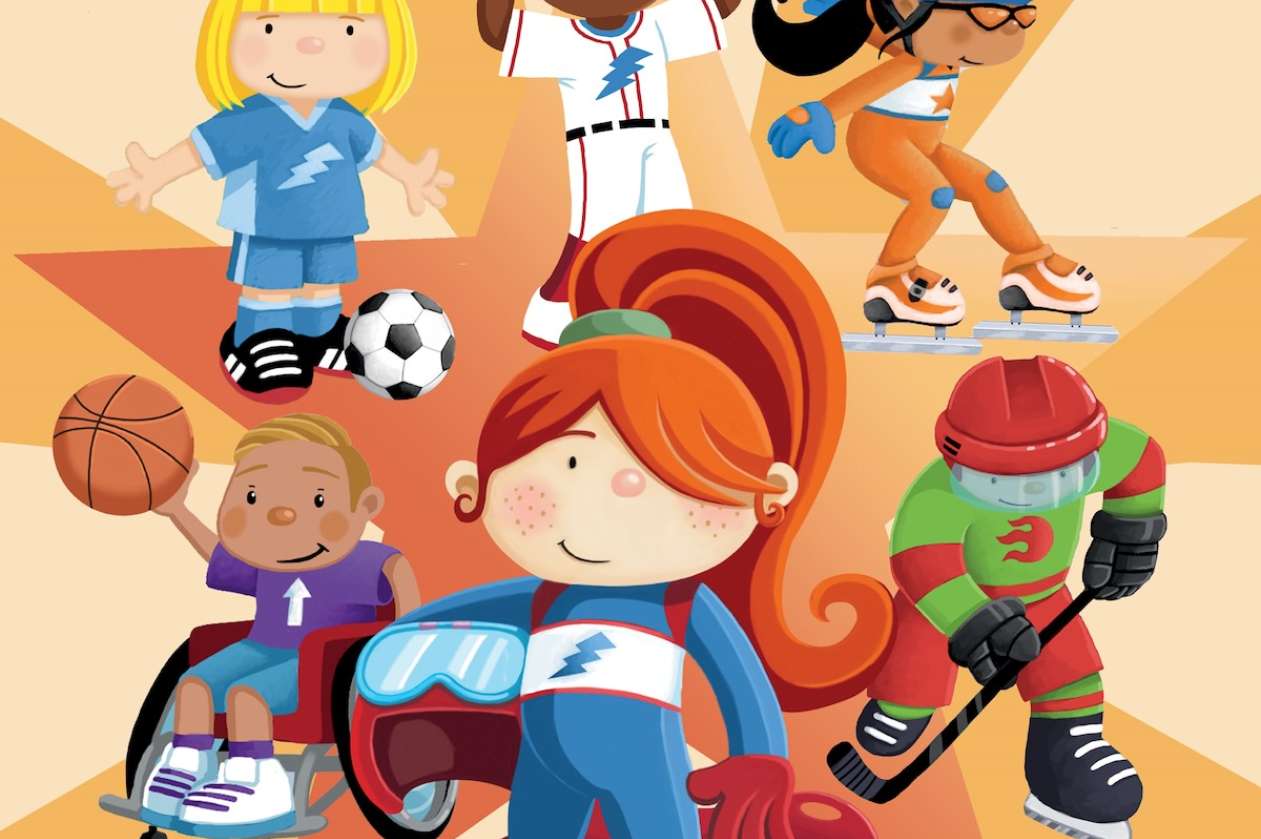 The children's book character Lucy—and her friends—try different sports.