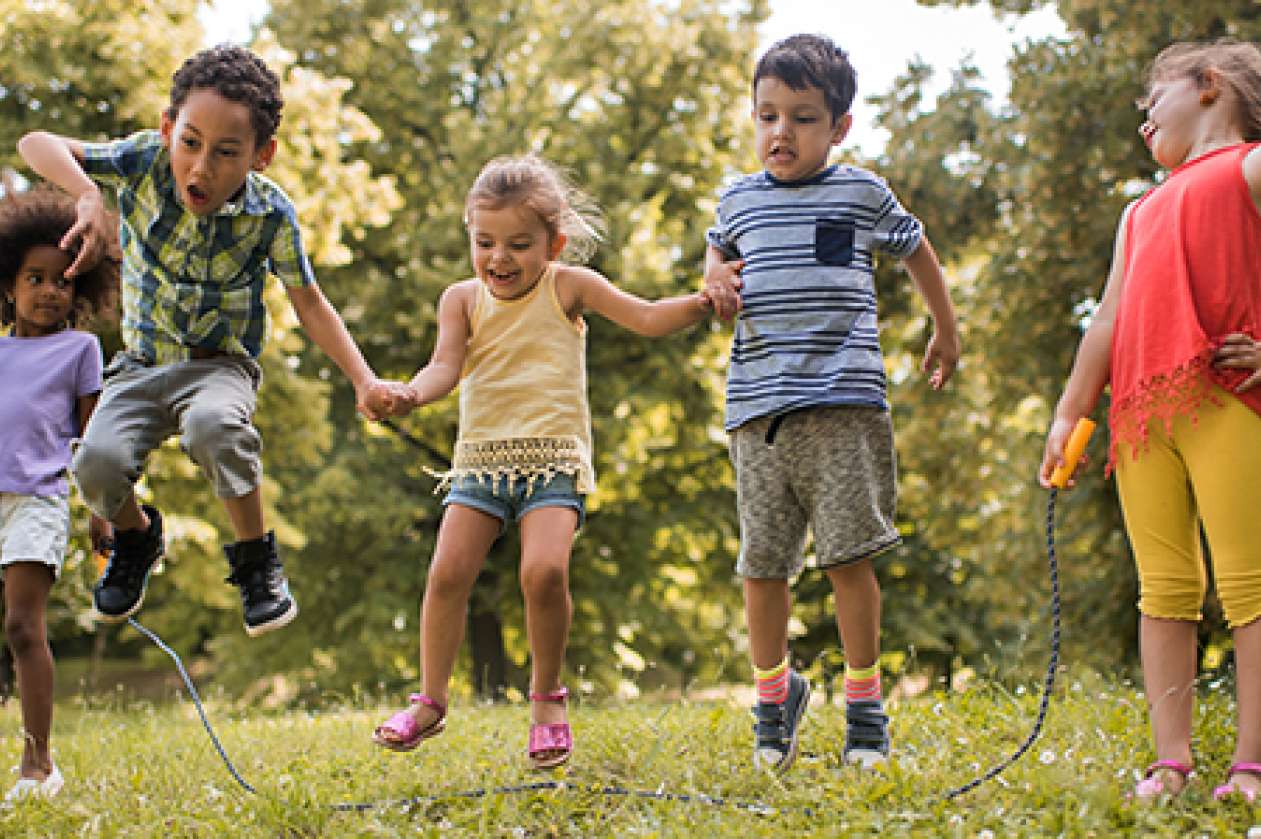 Child Jumping