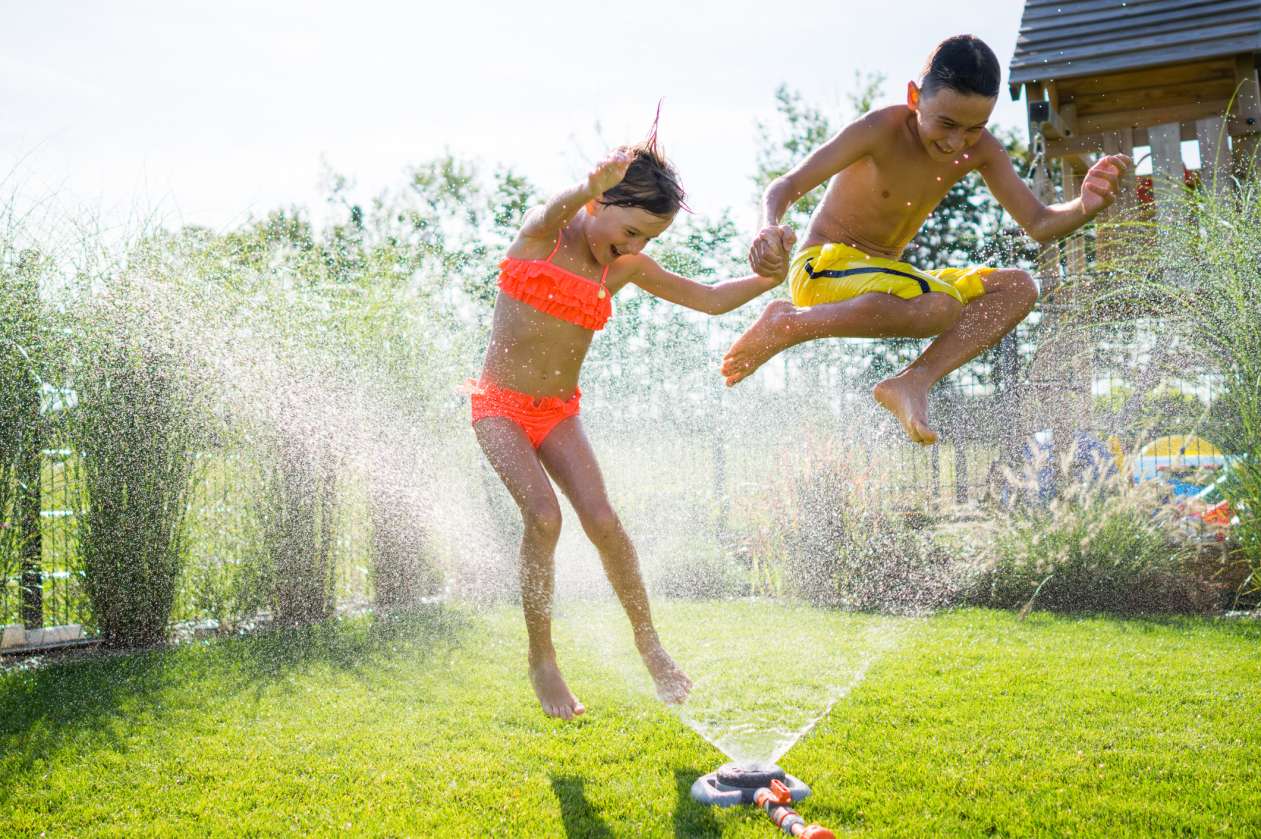 Try these sprinkler games for some cool summer fun