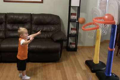 Titus, champion de basket à deux ans
