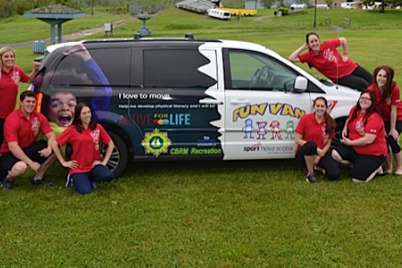 Nova Scotia kids get to catch a ride on the Fun Van this summer