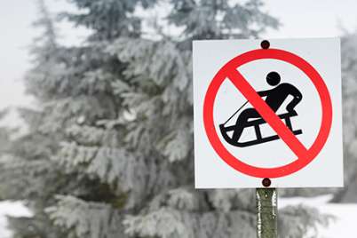 Why I want my kids to toboggan no matter what the signs say