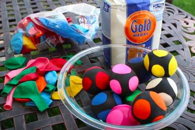 How to make beanbag balls for active family fun