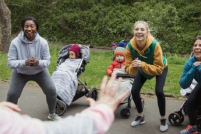 Cardio-poussette : maman bouge et bébé aussi