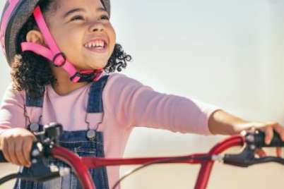 The key to teaching kids to ride a bike without training wheels