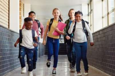 All schools can get kids moving with Don’t Walk in the Hallway decals