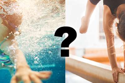 Should my 4-year-old take swimming lessons or gymnastics?