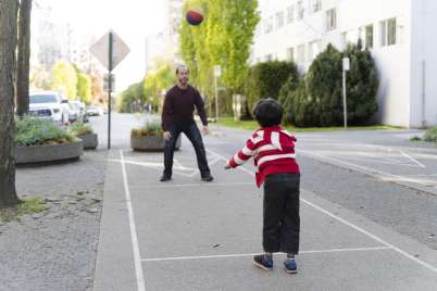Sidewalk games for when you can’t get to the park (and don’t have a yard)