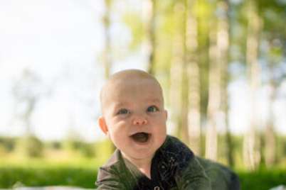Activities to do outside on the grass with your baby