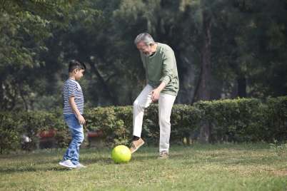 How grandparents can share physical literacy with grandkids